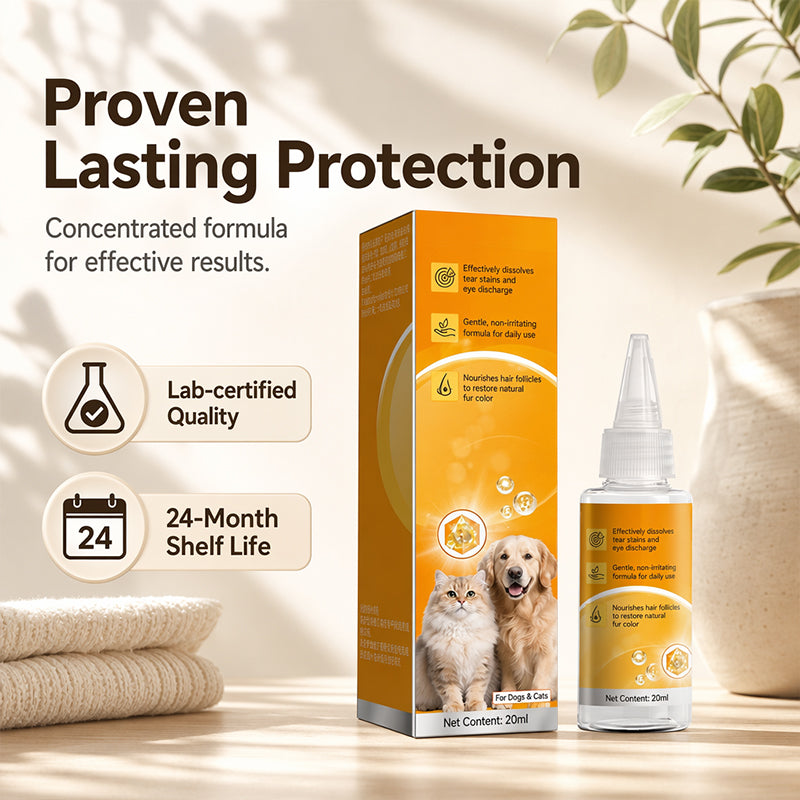 🐶 First 50 customers enjoy 50% off! ✨ Gentle pet eye care – cleanses the skin around the eyes and provides daily grooming 👀