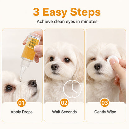 🐶 First 50 customers enjoy 50% off! ✨ Gentle pet eye care – cleanses the skin around the eyes and provides daily grooming 👀