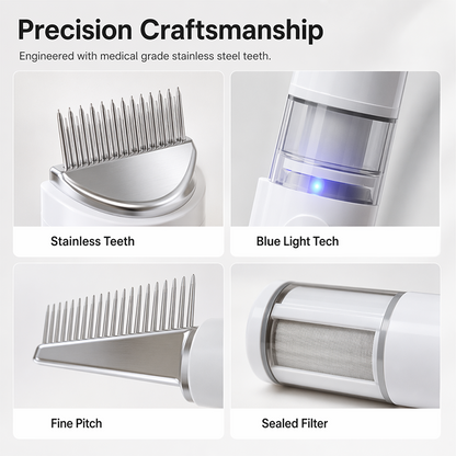 ⌛LIMITED TIME PRICE: ONLY ￡13.99!!!🔥Electric Pet Grooming Comb🐕Keep your furry friends away from mites, fleas and tangled fur！