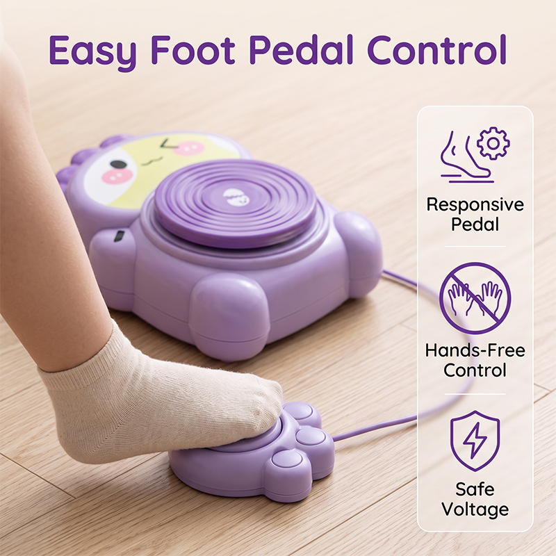 ⏳Limited-time 50% off⏰Kids Electric Pottery Wheel DIY Clay Craft Kit🏺🪐