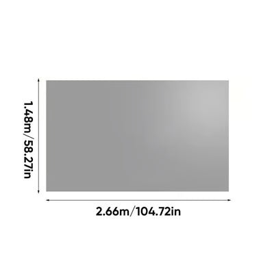 Basic model 120-inch 16:9 (2.66m wide * 1.48m high)