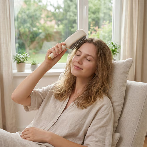 🔥50% OFF Today Only InstantScalp Relief-Electric Spray Air Cushion Massage Comb