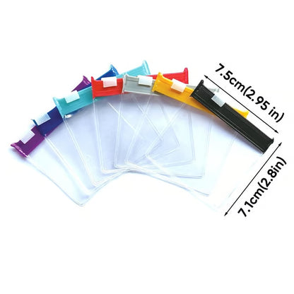 Self-sealing zipper medicine bags
